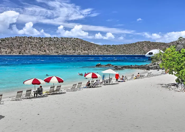 Saint Thomas Condo W/ Ocean Views, Walk To Beach!
